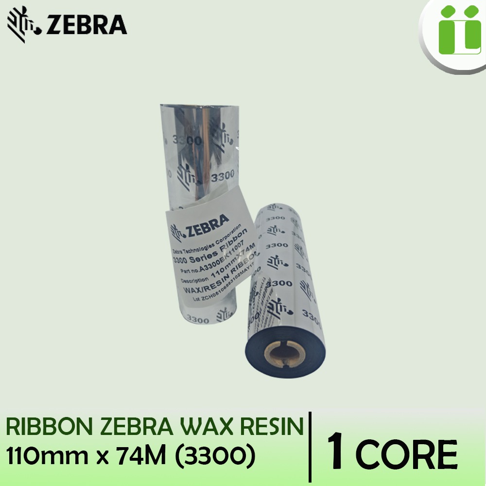 ribbon wax resin zebra 110
